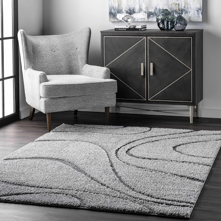 Nuloom Carolyn Modern Shag Area Rug 3ft 3in x 5ft OZSG08C-3305